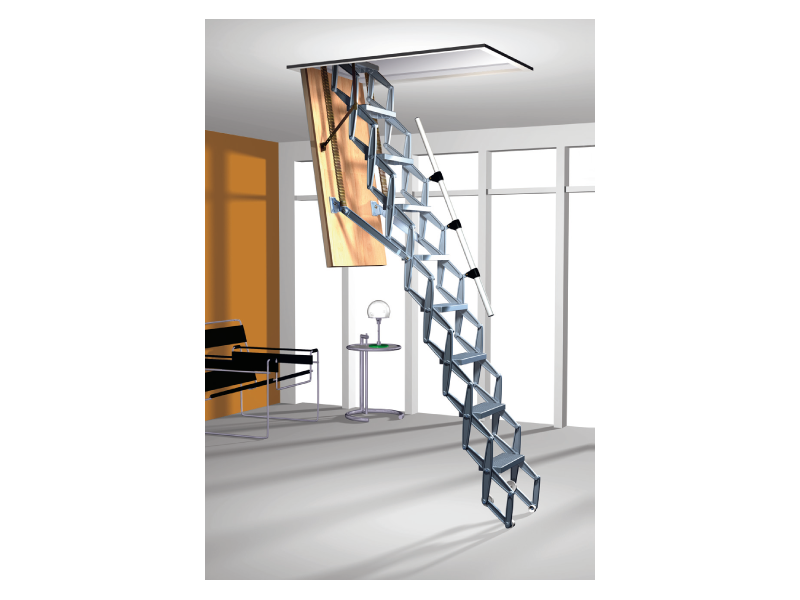 Abbildung: Columbus Scherentreppe Standard (Holz)