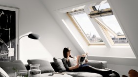 GGL Integra Solar-Schwing-Fenster Holz